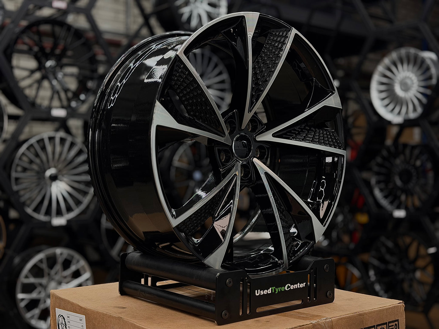 RS7 Style - 20/19”- Zwart Gepolijst